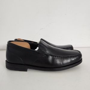 Rockport black leather loafers
